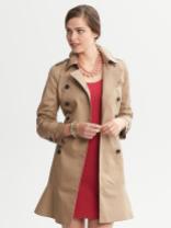 Flared Trench Coat